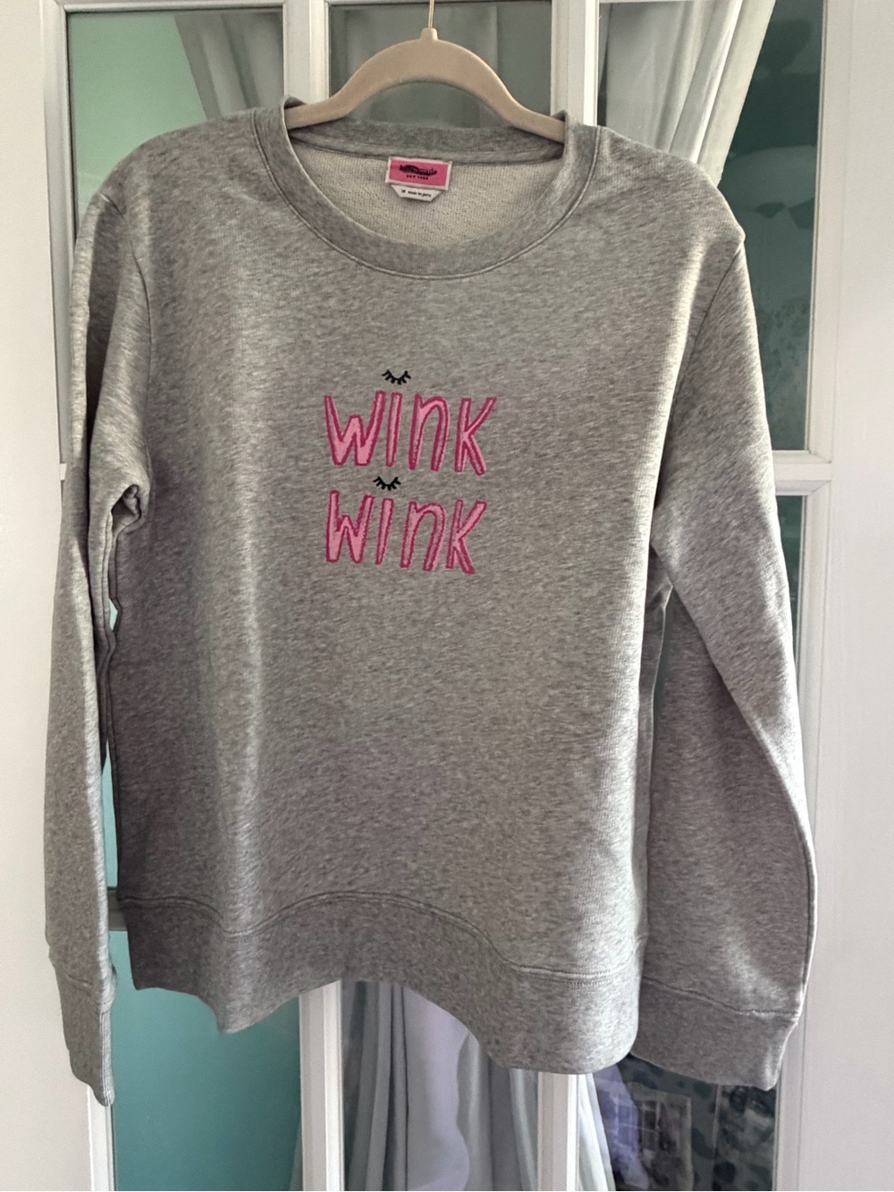 NWOT kate spade Wink Wink Grey Sweatshirt